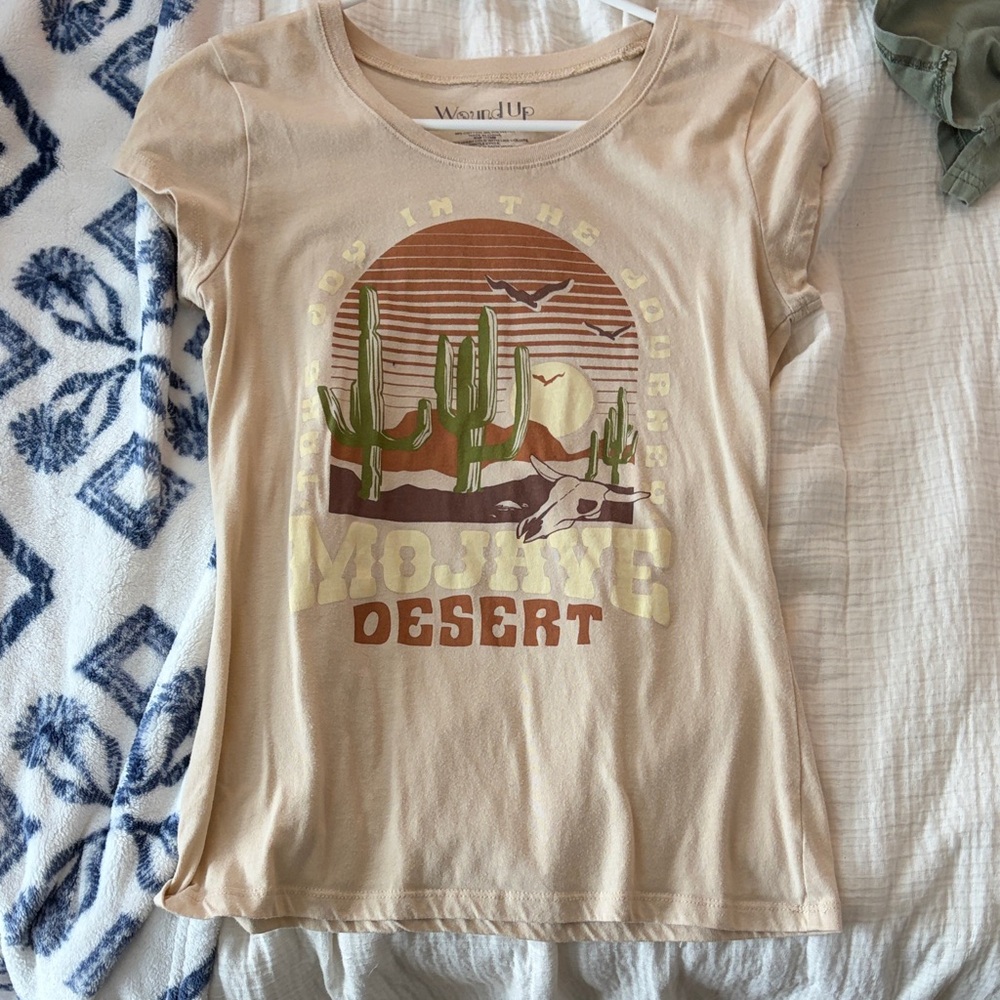 Wound Up Kids Mojave Desert Tee - Beige